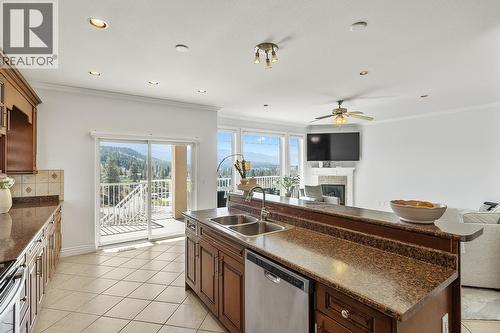 1285 Tanemura Crescent, Kelowna, BC - Indoor Photo Showing Kitchen With Double Sink
