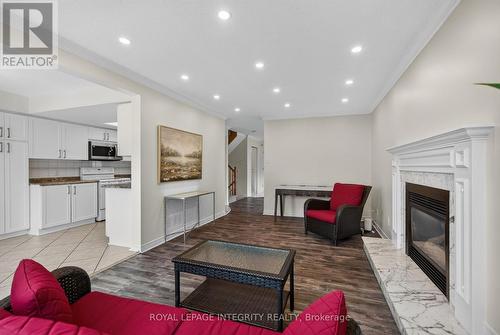 137 Hunterswood Crescent, Ottawa, ON - Indoor Photo Showing Living Room With Fireplace