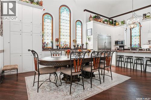 Mickleborough Acreage, Lumsden Rm No. 189, SK - Indoor Photo Showing Dining Room
