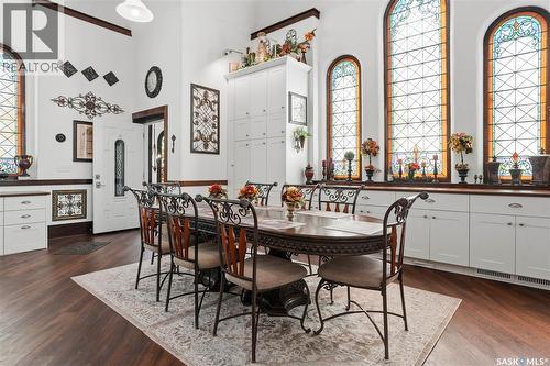 Mickleborough Acreage, Lumsden Rm No. 189, SK - Indoor Photo Showing Dining Room