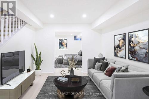 Lower - 57 Bertmount Avenue, Toronto, ON - Indoor Photo Showing Living Room