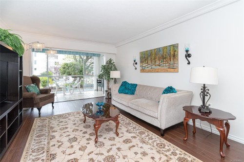 #111-2050 White Birch Rd, Sidney, BC - Indoor Photo Showing Living Room