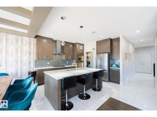 3623 8 St Nw, Edmonton, AB - Indoor Photo Showing Kitchen With Upgraded Kitchen