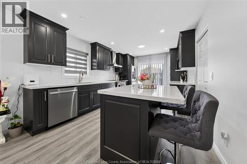 4844 Whitefish Crescent, Windsor, ON - Indoor Photo Showing Kitchen With Upgraded Kitchen