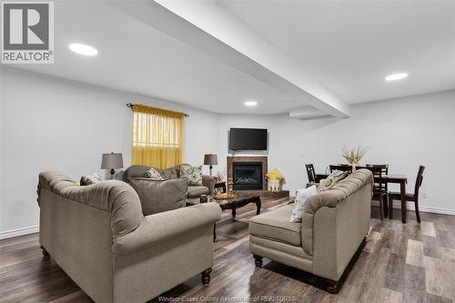 4844 Whitefish Crescent, Windsor, ON - Indoor With Fireplace
