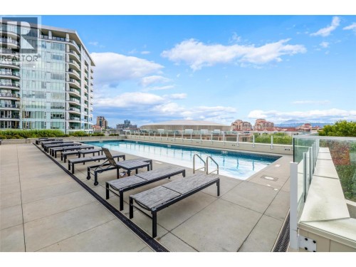 Adult Lap Pool Amenity - 1191 Sunset Drive Unit# 609, Kelowna, BC - Outdoor With In Ground Pool