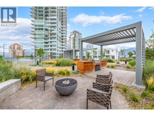 Fire Pits - 1191 Sunset Drive Unit# 609, Kelowna, BC - Outdoor With Deck Patio Veranda
