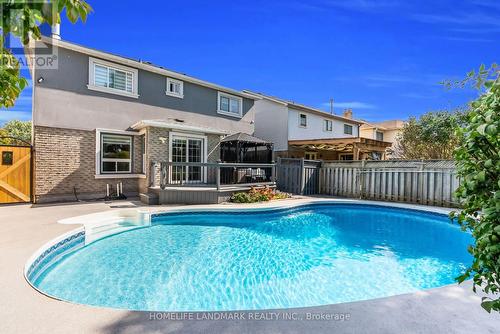 6200 Osprey Boulevard, Mississauga, ON - Outdoor With In Ground Pool With Deck Patio Veranda With Backyard