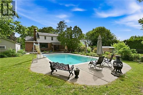 938 Cloverleaf Drive, Burlington, ON - Outdoor With In Ground Pool