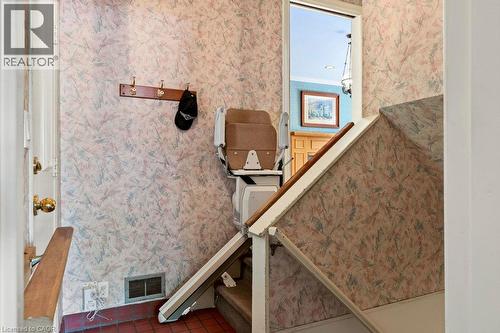 extra entrance at the front with chair lift - 44 Colquhoun Crescent, Hamilton, ON - Indoor Photo Showing Other Room