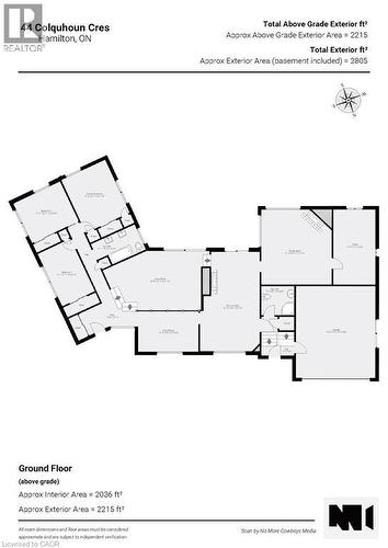 spacious main level floorplan - 44 Colquhoun Crescent, Hamilton, ON - Other