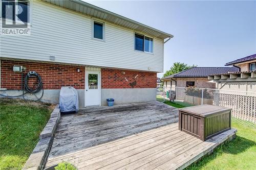 185 Blackwell Drive, Kitchener, ON - Outdoor With Deck Patio Veranda With Exterior