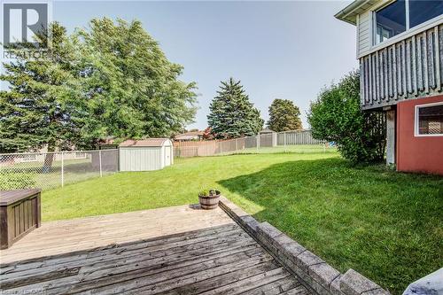 185 Blackwell Drive, Kitchener, ON - Outdoor With Deck Patio Veranda With Backyard