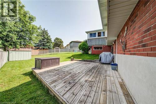 185 Blackwell Drive, Kitchener, ON - Outdoor With Deck Patio Veranda With Exterior