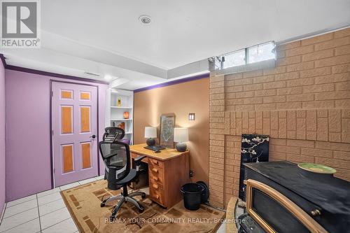 79 Westhampton Drive, Vaughan, ON - Indoor Photo Showing Office With Fireplace