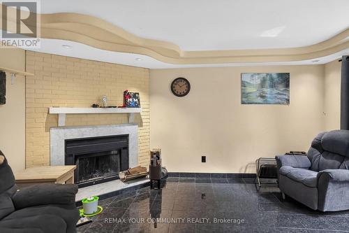 79 Westhampton Drive, Vaughan, ON - Indoor Photo Showing Living Room With Fireplace