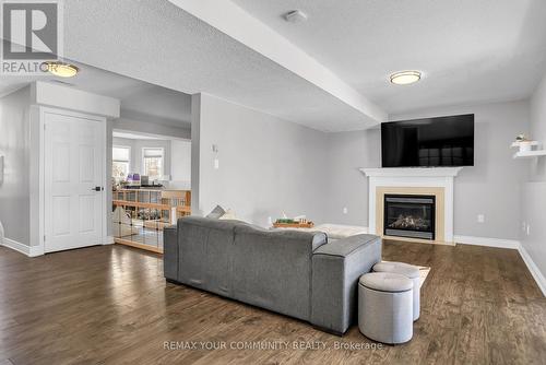 92 Sandringham Drive, Barrie, ON - Indoor Photo Showing Living Room With Fireplace