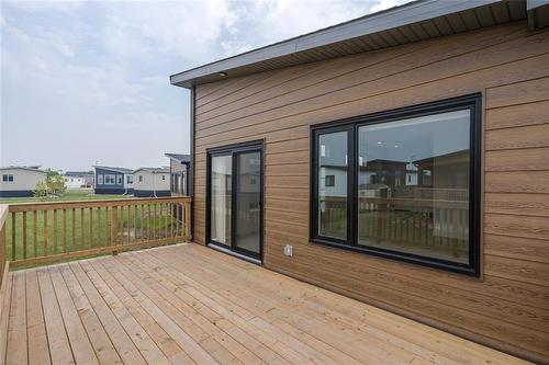130 Prairie Oak Drive, Mitchell, MB - Outdoor With Deck Patio Veranda With Exterior