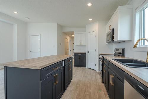 130 Prairie Oak Drive, Mitchell, MB - Indoor Photo Showing Kitchen With Double Sink