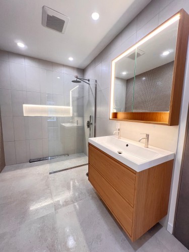 Bathroom - 6439 Av. Des Érables, Montréal (Rosemont/La Petite-Patrie), QC - Indoor Photo Showing Bathroom