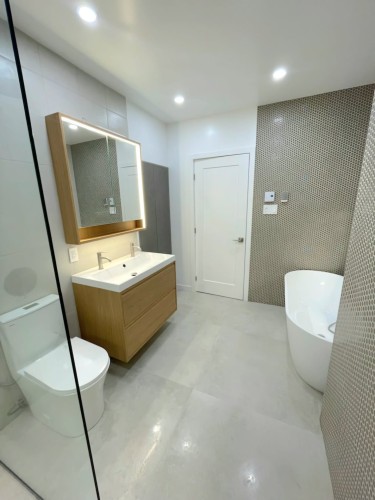 Bathroom - 6439 Av. Des Érables, Montréal (Rosemont/La Petite-Patrie), QC - Indoor Photo Showing Bathroom
