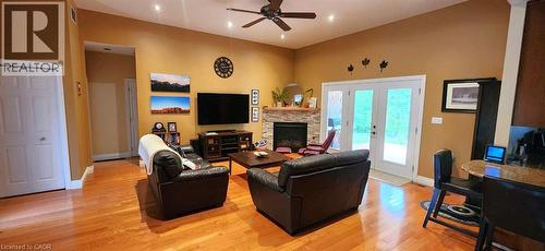110 Monck Square, Deep River, ON - Indoor Photo Showing Living Room With Fireplace