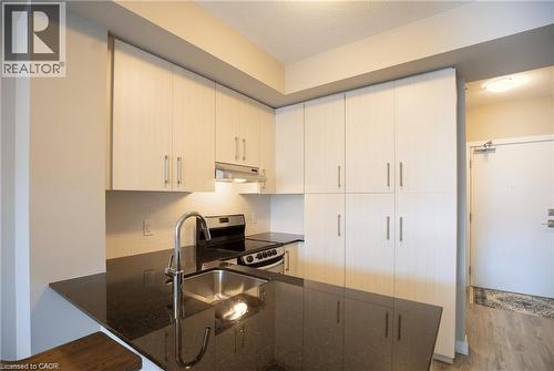40 Esplanade Lane Unit# 402, Grimsby, ON - Indoor Photo Showing Kitchen With Double Sink