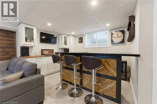 63A Clench Avenue, Brantford, ON - Indoor With Fireplace