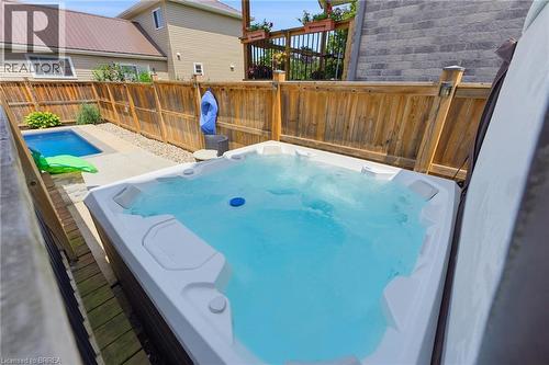 63A Clench Avenue, Brantford, ON - Outdoor With In Ground Pool With Deck Patio Veranda
