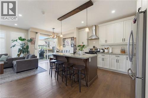 63A Clench Avenue, Brantford, ON - Indoor Photo Showing Kitchen With Upgraded Kitchen