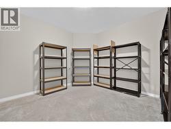 Huge storage room with shelving. - 