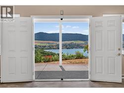 Double doors open into the workspace. - 
