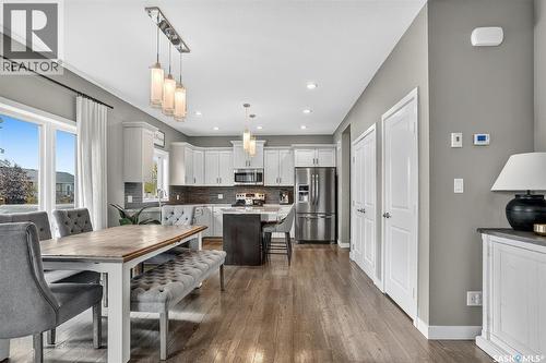 523 Redwood Crescent, Warman, SK - Indoor Photo Showing Dining Room