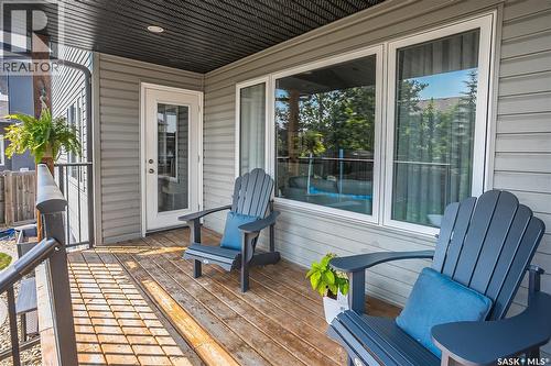 523 Redwood Crescent, Warman, SK - Outdoor With Deck Patio Veranda With Exterior