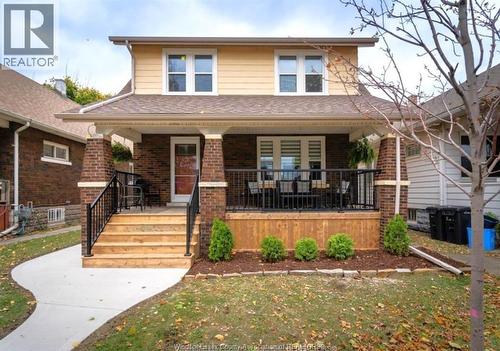 1748 Hall Avenue Unit# Main, Windsor, ON - Outdoor With Deck Patio Veranda