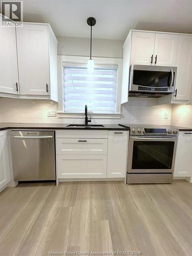 1748 Hall Avenue Unit# Main, Windsor, ON - Indoor Photo Showing Kitchen With Upgraded Kitchen