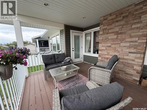 504 Wright Road, Moosomin, SK - Outdoor With Deck Patio Veranda With Exterior