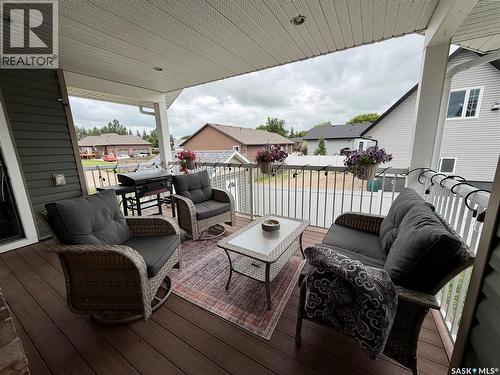 504 Wright Road, Moosomin, SK - Outdoor With Deck Patio Veranda With Exterior