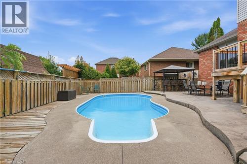 Saltwater Pool - 5 Manor Crescent, Grimsby, ON - Outdoor With In Ground Pool