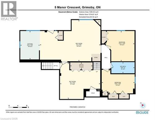 Floor plan - 5 Manor Crescent, Grimsby, ON - Other