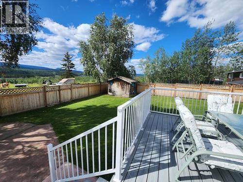 242 Dawson Drive, Faro, YT - Outdoor With Deck Patio Veranda