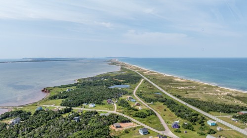 Photo aérienne - 74 Ch. Abdon, Les Îles-De-La-Madeleine, QC - Outdoor With Body Of Water With View