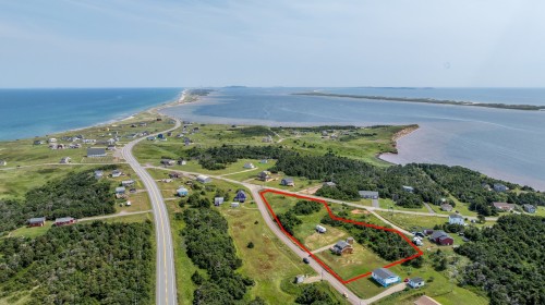 Photo aérienne - 74 Ch. Abdon, Les Îles-De-La-Madeleine, QC - Outdoor With Body Of Water With View