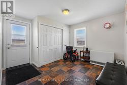 Mudroom at back of the home w/ extra gas heater - 