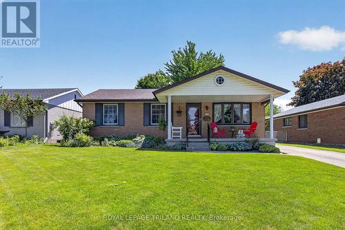 7 Thompson Avenue, St. Thomas, ON - Outdoor With Deck Patio Veranda With Facade