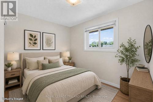 Virtually Staged - 7 Thompson Avenue, St. Thomas, ON - Indoor Photo Showing Bedroom