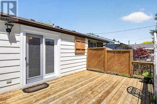 7 Thompson Avenue, St. Thomas, ON - Outdoor With Deck Patio Veranda With Exterior