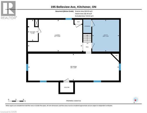 Floor plan - 195 Belleview Avenue, Kitchener, ON - Other