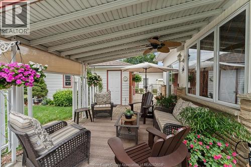 1003 Isabelle Place, Windsor, ON - Outdoor With Deck Patio Veranda