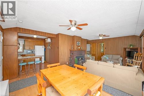 1012 Armstrong Road, Gravenhurst, ON - Indoor With Fireplace